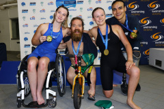 during the 2024 CITI PARA SWIMMING WORLD SERIES AUSTRALIA at the MELBOURNE SPORTS AND AQUATIC CENTRE in Melbourne, Friday, February 23, 2024. (Con Chronis/SwimAus)