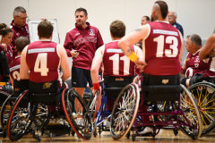 MELBOURNE, AUSTRALIA - NOVEMBER 03: during the 2023 Toyota AFL Wheelchair National Championships at the State Netball and Hockey Centre on November 03, 2023 in Melbourne, Australia. (Photo by Josh Chadwick)