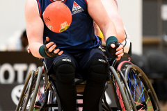 MELBOURNE, AUSTRALIA - NOVEMBER 03: during the 2023 Toyota AFL Wheelchair National Championships at the State Netball and Hockey Centre on November 03, 2023 in Melbourne, Australia. (Photo by Josh Chadwick)