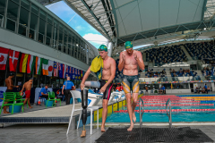 during Day 1 of the 2025 Para Swimming World Series Australia & Victorian Open LC Championships at MSAC Melbourne Australia on 14th February 2025. Photo by Asanka Brendon Ratnayake