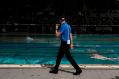 during Day 1 of the 2025 Para Swimming World Series Australia & Victorian Open LC Championships at MSAC Melbourne Australia on 14th February 2025. Photo by Asanka Brendon Ratnayake