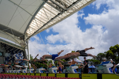 during Day 1 of the 2025 Para Swimming World Series Australia & Victorian Open LC Championships at MSAC Melbourne Australia on 14th February 2025. Photo by Asanka Brendon Ratnayake