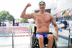 during Day 2 of the 2025 Para Swimming World Series Australia & Victorian Open LC Championships at MSAC Melbourne Australia on 15th February 2025. Photo by Asanka Brendon Ratnayake